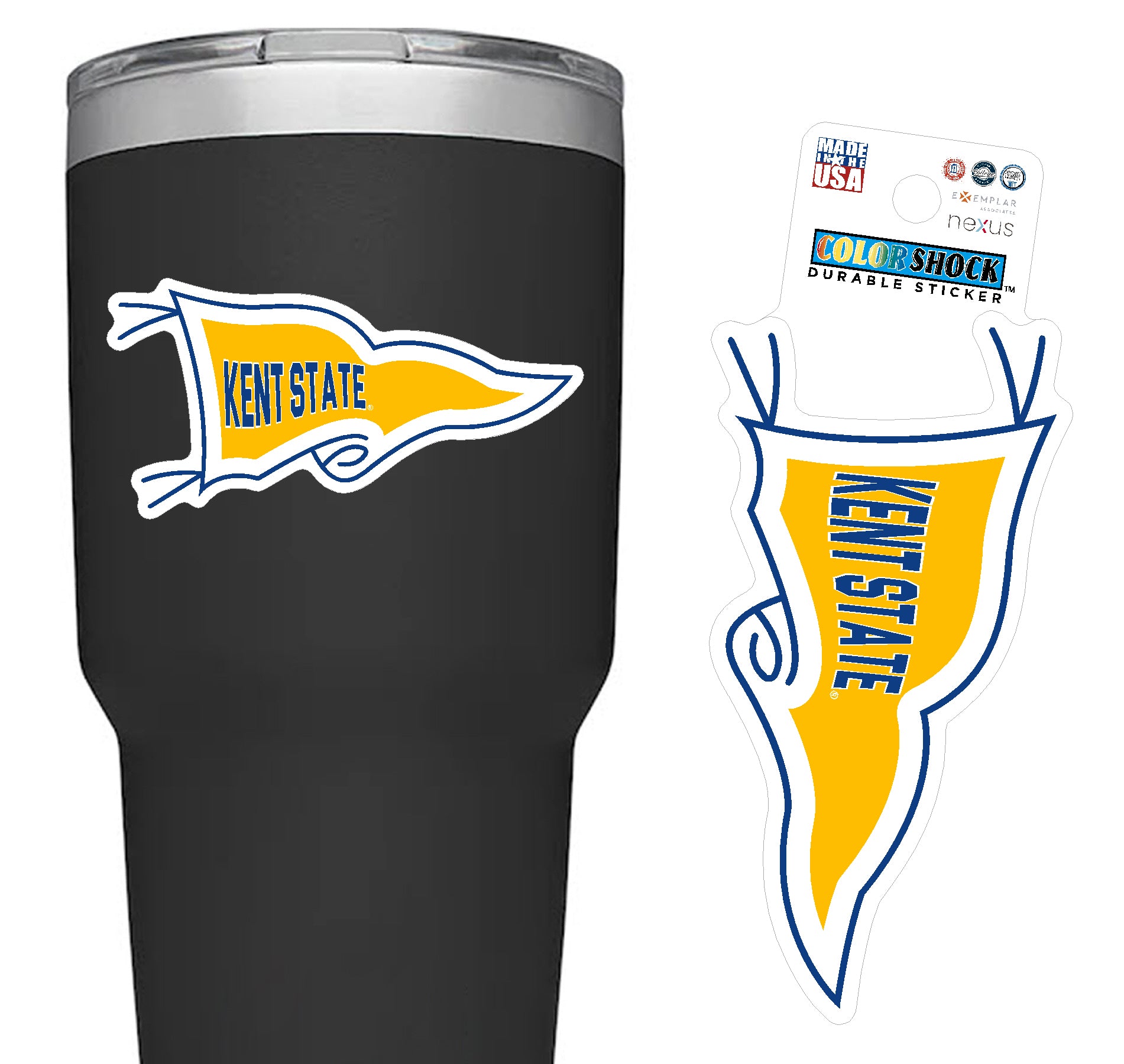 Kent State Pennant Sticker