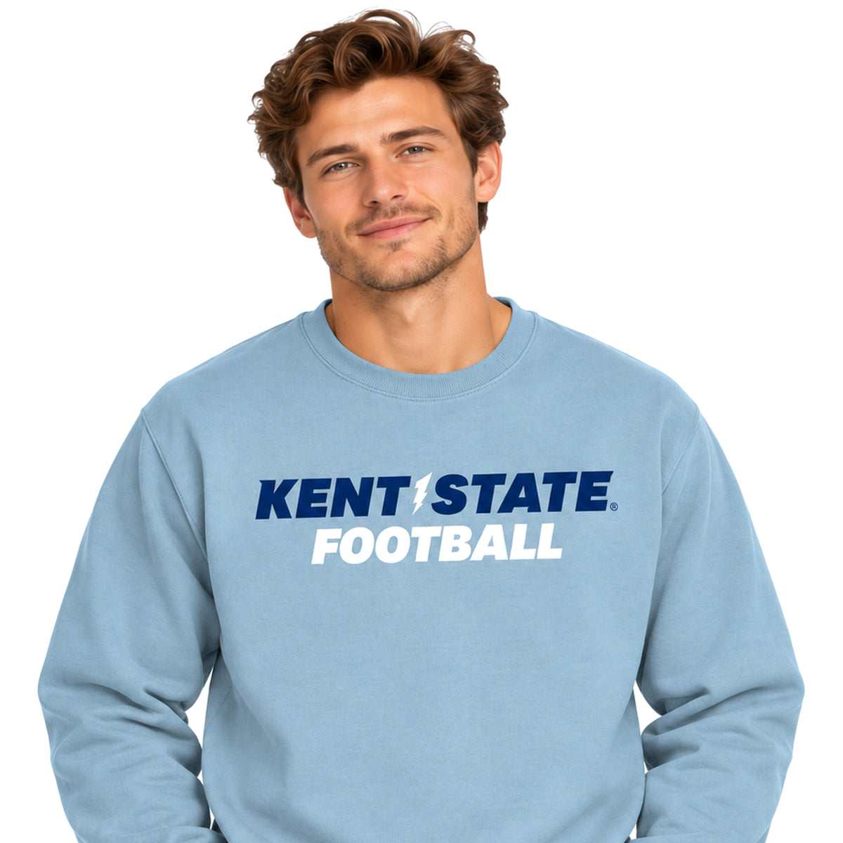 Kent State Football Light Blue Sweatshirt